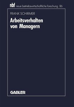 Arbeitsverhalten von Managern (eBook, PDF) - Schirmer, Frank