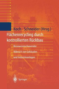 Cover Flächenrecycling durch kontrollierten Rückbau (eBook, PDF)