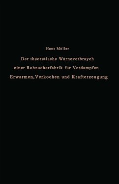 Cover Der theoretische Wärmeverbrauch einer Rohzuckerfabrik für Verdampfen, Erwärmen, Verkochen und Krafterzeugung (eBook, PDF)