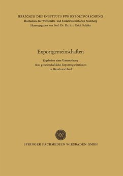Exportgemeinschaften (eBook, PDF)