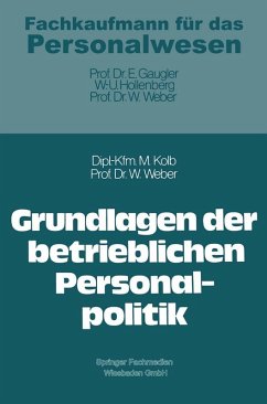 Cover Grundlagen der betrieblichen Personalpolitik (eBook, PDF)