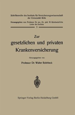 Cover Zur gesetzlichen und privaten Krankenversicherung (eBook, PDF)