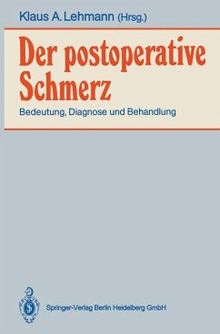 Cover Der postoperative Schmerz (eBook, PDF)