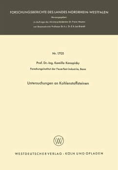 Cover Untersuchungen an Kohlenstoffsteinen (eBook, PDF)