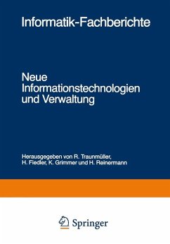 Cover Neue Informationstechnologien und Verwaltung (eBook, PDF)