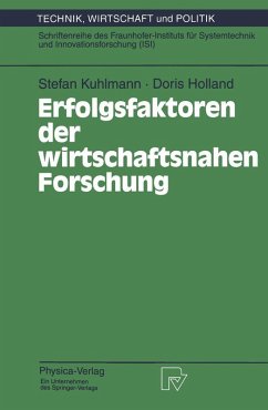 Erfolgsfaktoren der wirtschaftsnahen Forschung (eBook, PDF) - Kuhlmann, Stefan; Holland, Doris