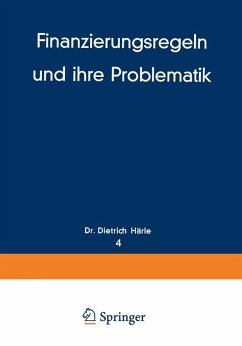 Cover Finanzierungsregeln und ihre Problematik (eBook, PDF)