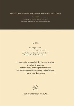 Cover Systematisierung der bei der Mammographie erzielten Ergebnisse (eBook, PDF)