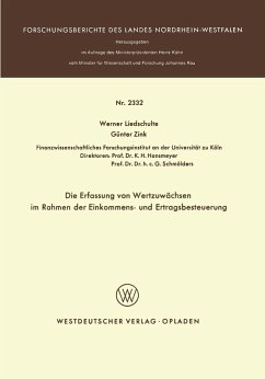 Cover Die Erfassung von Wertzuwächsen im Rahmen der Einkommens- und Ertragsbesteuerung (eBook, PDF)