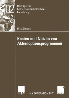 Cover Kosten und Nutzen von Aktienoptionsprogrammen (eBook, PDF)