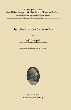 Cover Die Dualität des Verstandes (eBook, PDF)