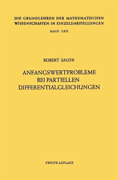 Anfangswertprobleme bei Partiellen Differentialgleichungen (eBook, PDF)