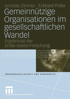 Gemeinnützige Organisationen imgesellschaftlichen Wandel (eBook, PDF) - Zimmer, Annette; Priller, Eckhard