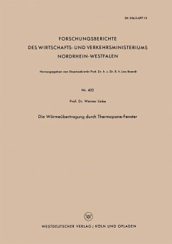 Cover Die Wärmeübertragung durch Thermopane-Fenster (eBook, PDF)