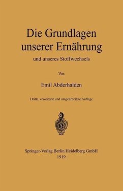 Cover Die Grundlagen unserer Ernährung und unseres Stoffwechsels (eBook, PDF)