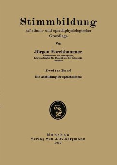 Stimmbildung auf stimm- und sprachphysiologischer Grundlage (eBook, PDF) - Forchhammer, Jörgen