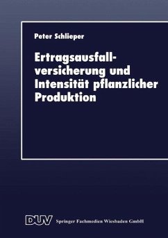 Cover Ertragsausfallversicherung und Intensität pflanzlicher Produktion (eBook, PDF)