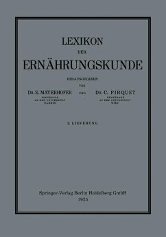 Cover Lexikon der Ernährungskunde (eBook, PDF)
