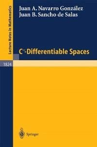 C^\infinity - Differentiable Spaces (eBook, PDF) - Navarro González, Juan A.; Sancho de Salas, Juan B.