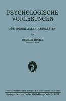 Psychologische Vorlesungen (eBook, PDF) - Bumke, Oswald