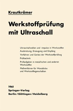 Cover Werkstoffprüfung mit Ultraschall (eBook, PDF)