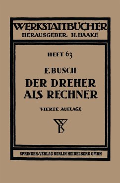 Der Dreher als Rechner (eBook, PDF) - Busch, E.