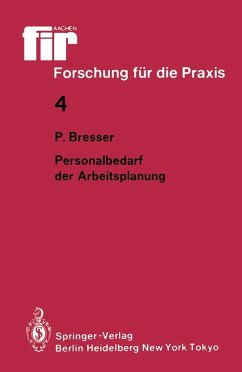 Cover Personalbedarf der Arbeitsplanung (eBook, PDF)