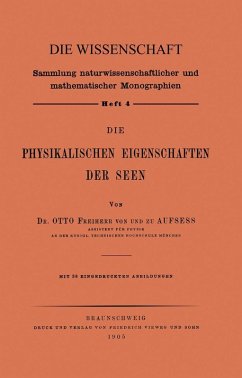 Die Physikalischen Eigenschaften der Seen (eBook, PDF) - Aufsess, Otto Von Und Zu