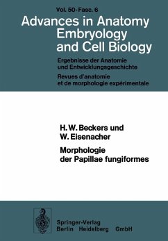 Morphologie der Papillae fungiformes (eBook, PDF) - Beckers, H. W.; Eisenacher, W.