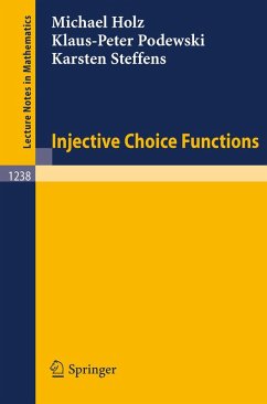 Cover Injective Choice Functions (eBook, PDF)