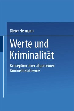 Werte und Kriminalität (eBook, PDF) - Hermann, Dieter