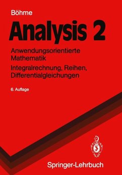 Analysis 2 (eBook, PDF) - Böhme, Gert