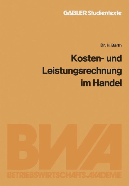Kosten- und Leistungsrechnung im Handel (eBook, PDF)