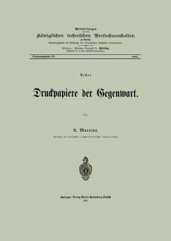 Cover Ueber Druckpapiere der Gegenwart (eBook, PDF)
