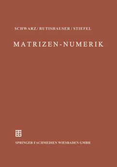 Numerik symmetrischer Matrizen (eBook, PDF) - Schwarz, H. R.