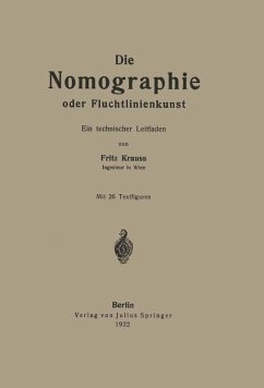 Die Nomographie oder Fluchtlinienkunst (eBook, PDF) - Krauss, Fritz
