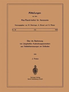 Cover Über die Bestimmung von Längstwellen-Ausbreitungsparametern aus Feldstärkemessungen am Erdboden (eBook, PDF)