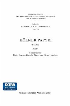 Cover Kölner Papyri (eBook, PDF)