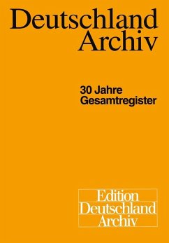 Deutschland Archiv (eBook, PDF) - Helwig, Gisela; Golz, Hans-Georg; Marten, Christel