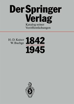 Der Springer-Verlag (eBook, PDF)