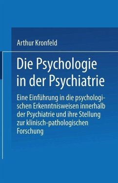Cover Die Psychologie in der Psychiatrie (eBook, PDF)