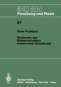 Bestimmen des Bürstenverhaltens anhand einer Einzelborste (eBook, PDF) - Przyklenk, Klaus