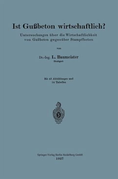 Cover Ist Gußbeton wirtschaftlich? (eBook, PDF)