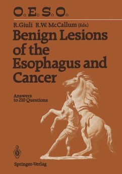 Benign Lesions of the Esophagus and Cancer (eBook, PDF)