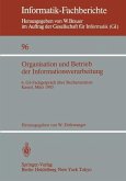 Organisation und Betrieb der Informationsverarbeitung (eBook, PDF)