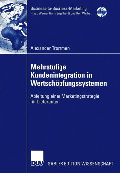 Cover Mehrstufige Kundenintegration in Wertschöpfungssystemen (eBook, PDF)