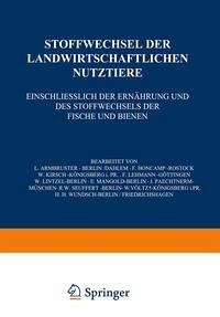 Cover Stoffwechsel der Landwirtschaftlichen Nutztiere (eBook, PDF)
