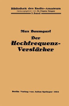 Cover Der Hochfrequenz -Verstärker (eBook, PDF)