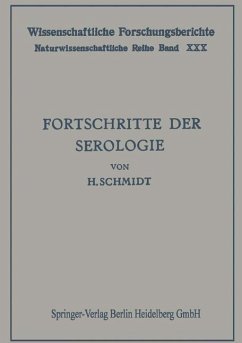 Fortschritte der Serologie (eBook, PDF) - Schmidt, Hans