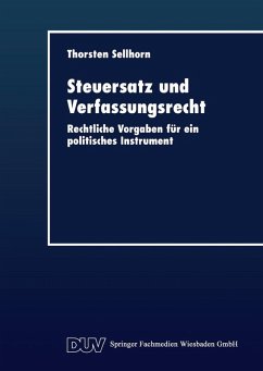 Steuersatz und Verfassungsrecht (eBook, PDF)